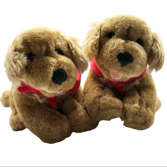 Build a Bear Lil' Bearemy's Kennel Pals 2 Mini Plush Golden Retriever Puppy BAB - Picture 12 of 16